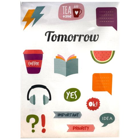 Színes To Do matrica szett 3 ív