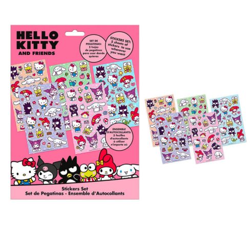 Hello Kitty Friends matrica szett 5 ív