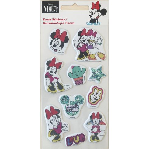 Disney Minnie Love pufi szivacs matrica szett