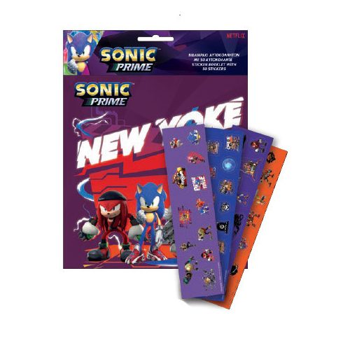 Sonic a sündisznó New Yoke matricás album 50 db matricával