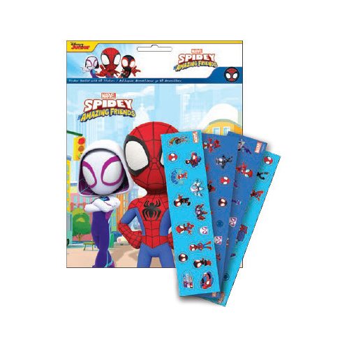 Pókember Little Heroes Unite matricás album 50 db matricával