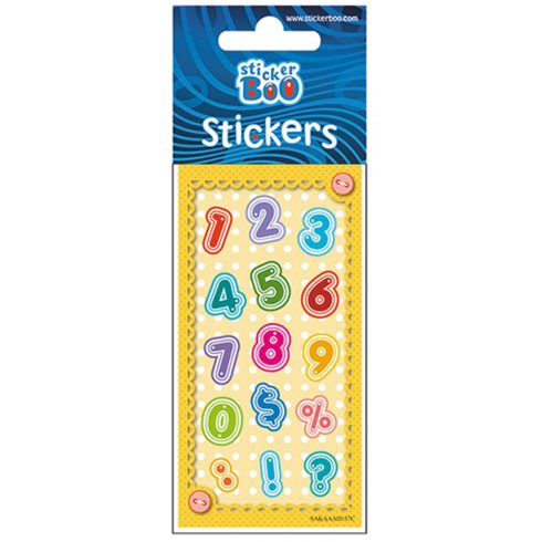 Számos Yellow matrica ezüst díszítéssel