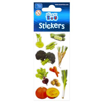 Zöldség Kohlrabi matrica szett