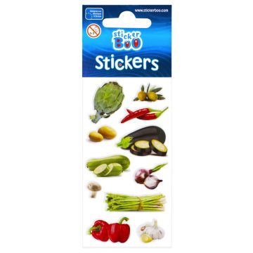 Zöldség Artichoke matrica szett