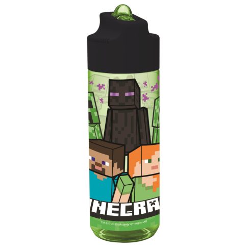 Minecraft Creeper Hydro tritan műanyag szívószálas kulacs 540 ml
