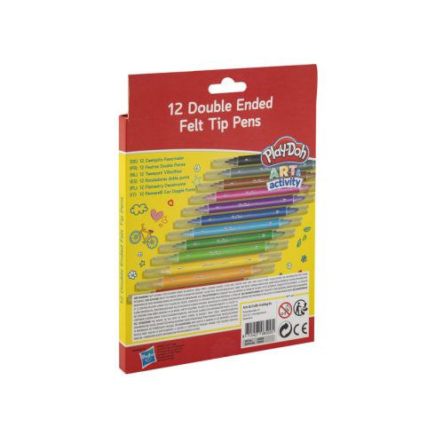 Play-Doh - 12 kétvégû filctoll