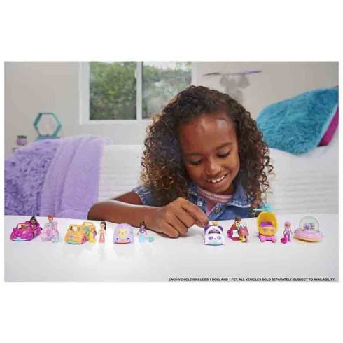 Polly pocket autós szett - többféle