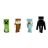 Minecraft Figurák 5cm-es, fém