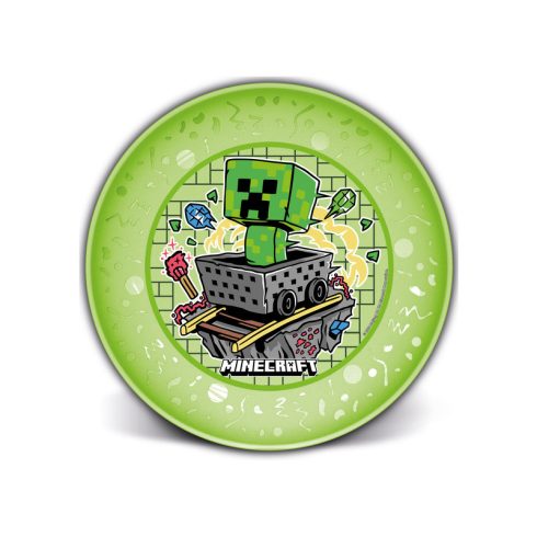 Mûanyag Minecraft lapostányér