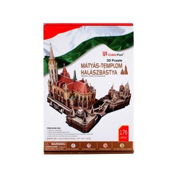   A Mátyás templom és a Halászbástya 176 darabos 3D puzzle