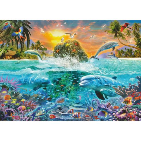 Ravensburger Puzzle 1000 db - Vízalatti sziget