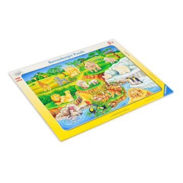 Ravensburger Puzzle 14 db - Látogatás az állatkertben
