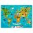 Ravensburger Puzzle 150 db - Állatos világtérkép