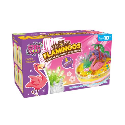 Csináld magad - flamingós kristálynövesztõ terrárium