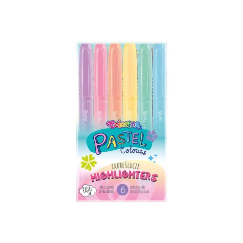 Colorino 6db pasztell szövegkiemelõ