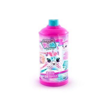   Airbrush Plush, színezhetõ állatok, meglepetés mini plüss, 6 féle