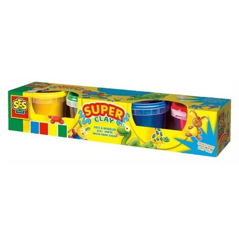 SES tégelyes gyurma készlet - 4 x 90 g