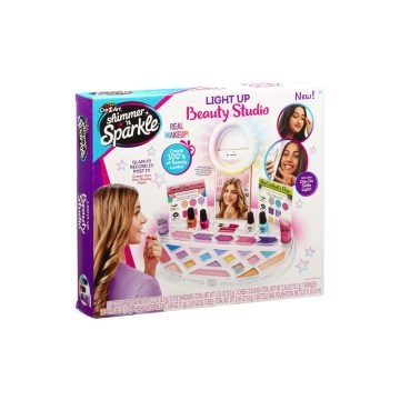 Shimmer 'n Sparkle szépségszalon körlámpával