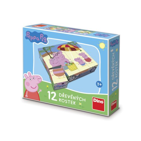 Fa mesekocka 12 db - Peppa malac