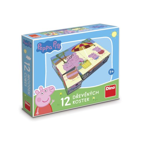 Fa mesekocka 12 db - Peppa malac