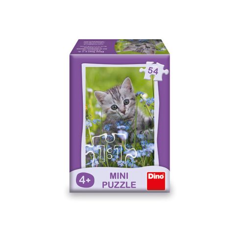 Minipuzzle 54 db - állatok - többféle