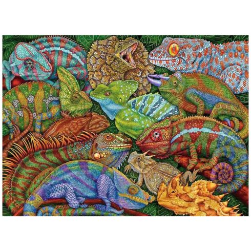 Puzzle 300 db - Lenyűgöző hüllők