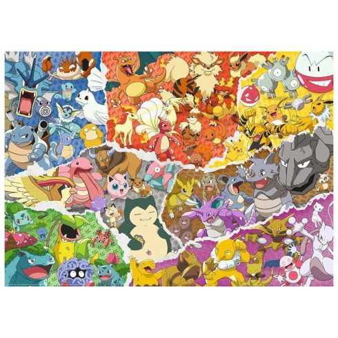 Puzzle 1000 db - Pokémon