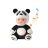 Zenélõ, világító altató panda baba, 25 cm