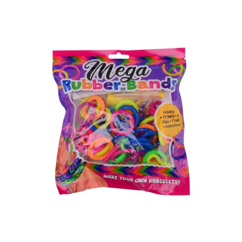 Mega gumikarkötõ készítõ, 72 db gumi /csomag
