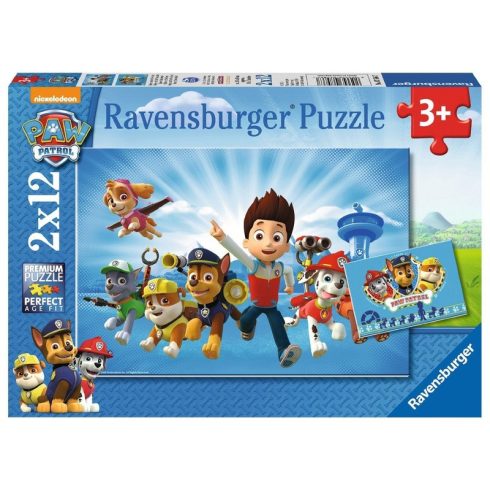 Ravensburger: Mancs õrjárat és Ryder 2 x 12 darabos puzzle