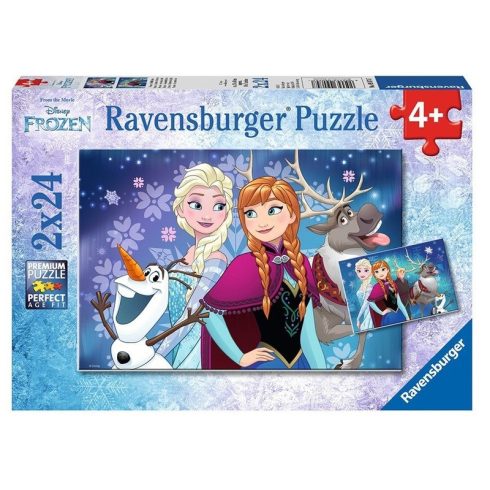 Ravensburger - Jégvarázs északi fény 2x24 darabos puzzle