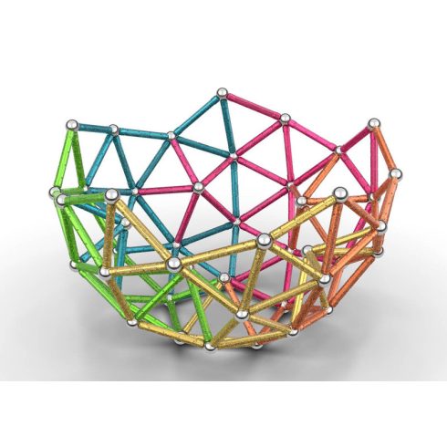 Geomag Compact Recycled Glitter Masterbox - 192 db