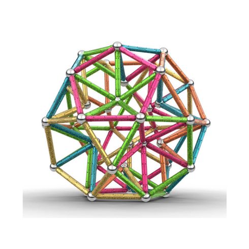 Geomag Compact Recycled Glitter Masterbox - 192 db