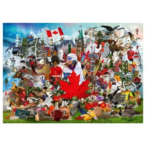 Puzzle 1000 db - Kanada