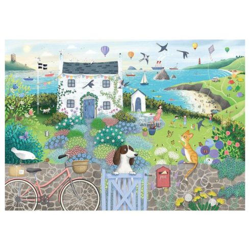 Puzzle 1000 db - Parti házikó