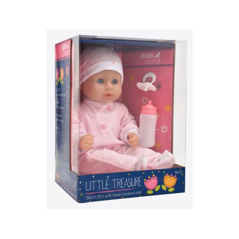 Baba - Little Treasure, 38 cm, babzsák testű