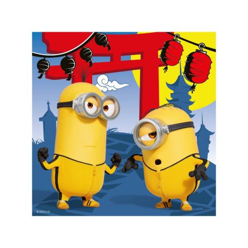 Puzzle 3x49 db - Minyonok 2