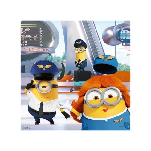 Puzzle 3x49 db - Minyonok 2