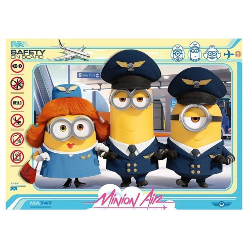 Puzzle 4x100 db - Minyonok 2