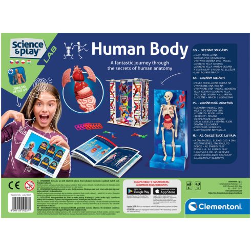 Tudomány és játék - Az emberi test tudományos készlet
