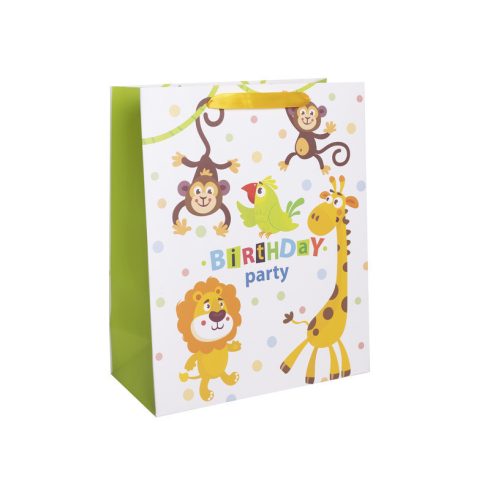 Papírtasak szülinapos 18x23 cm