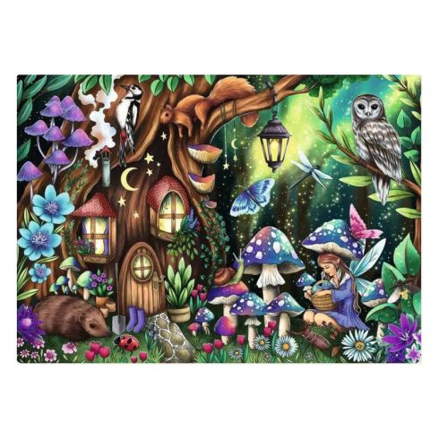 Puzzle 1000 db - Varázslatos erdõben