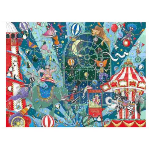 Puzzle 1500 db - Köszöntünk a cirkuszban