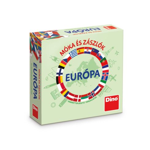 Móka és zászlók - Európa társasjáték