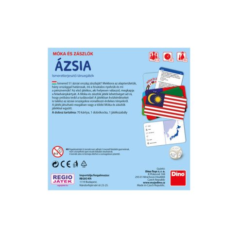 Móka és zászlók - Ázsia társasjáték