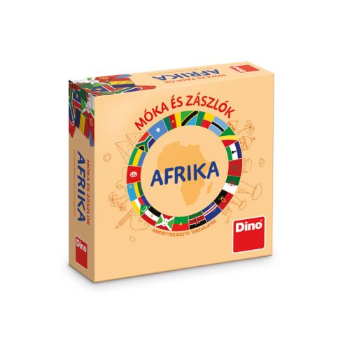 Móka és zászlók - Afrika társasjáték