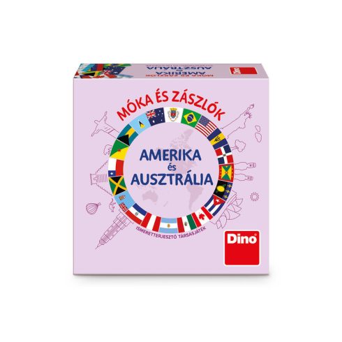 Móka és zászlók - Amerika és Ausztrália társasjáték