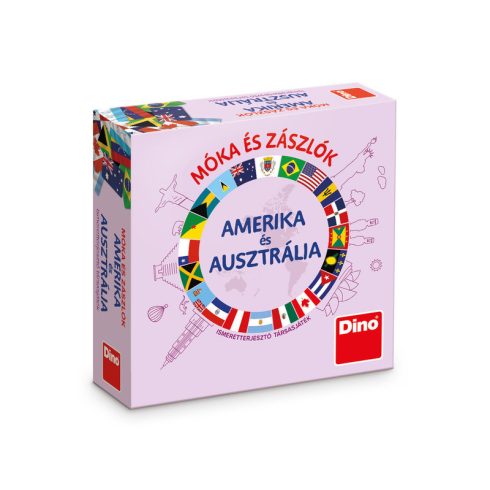 Móka és zászlók - Amerika és Ausztrália társasjáték