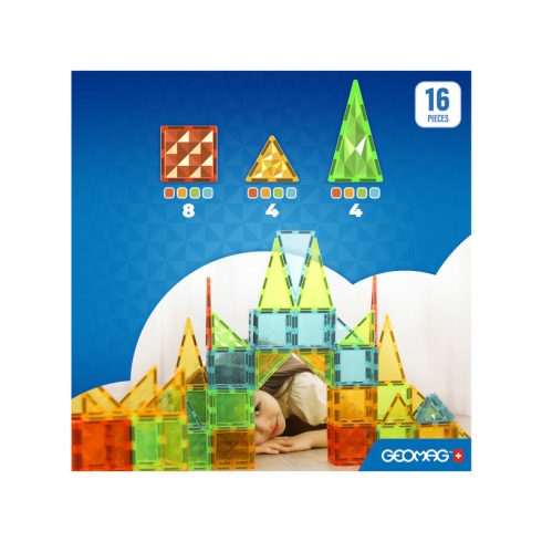 Geomag Magnetic Tiles Gems 16
