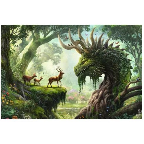 Puzzle 3000 db - Erdei sárkány
